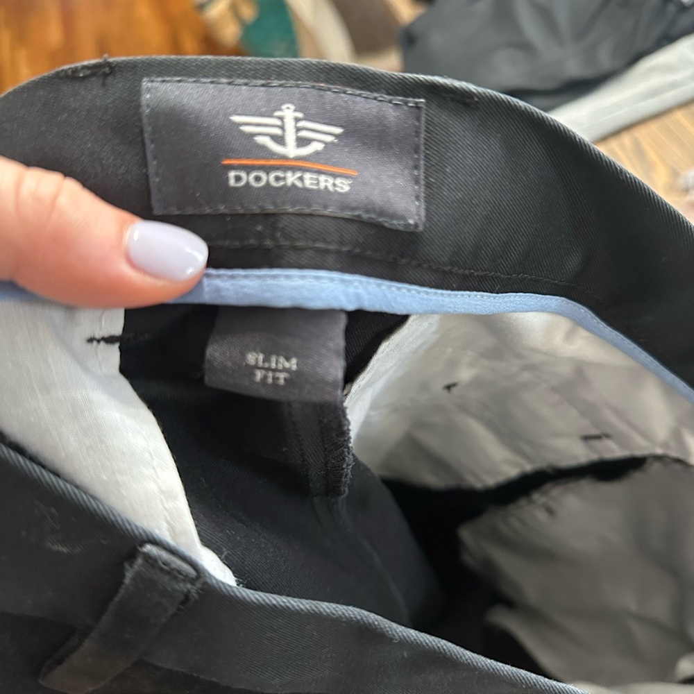 Dockers Black Slim Fit Pants